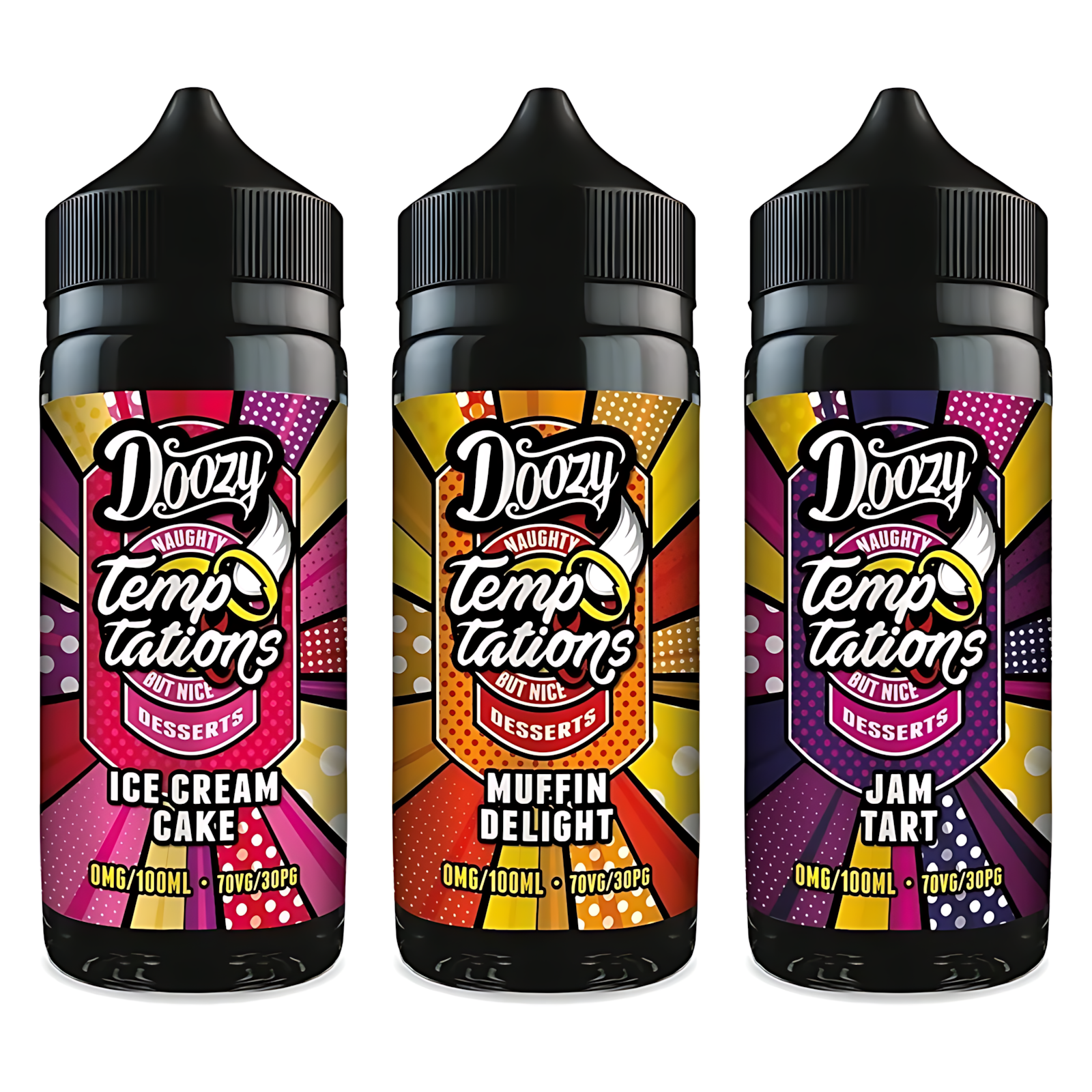 doozy temptations e liquids 100ml