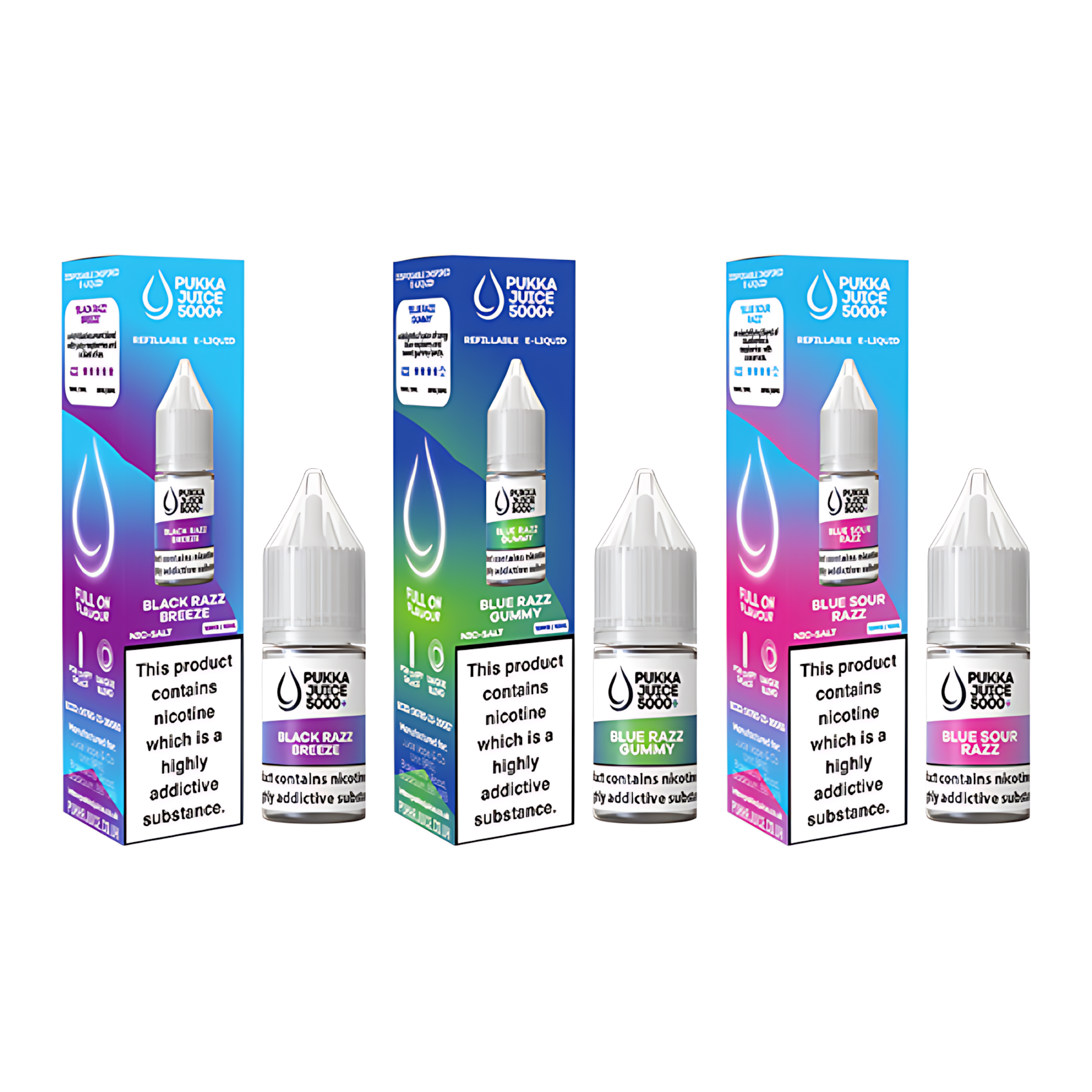 Pukka Juice 5000+ Nic Salts