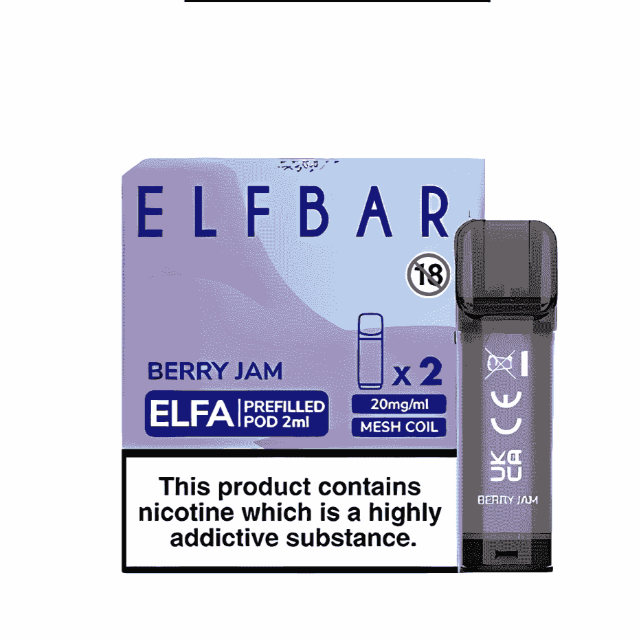 Elfa Pods Berry Jam by elfbar uk