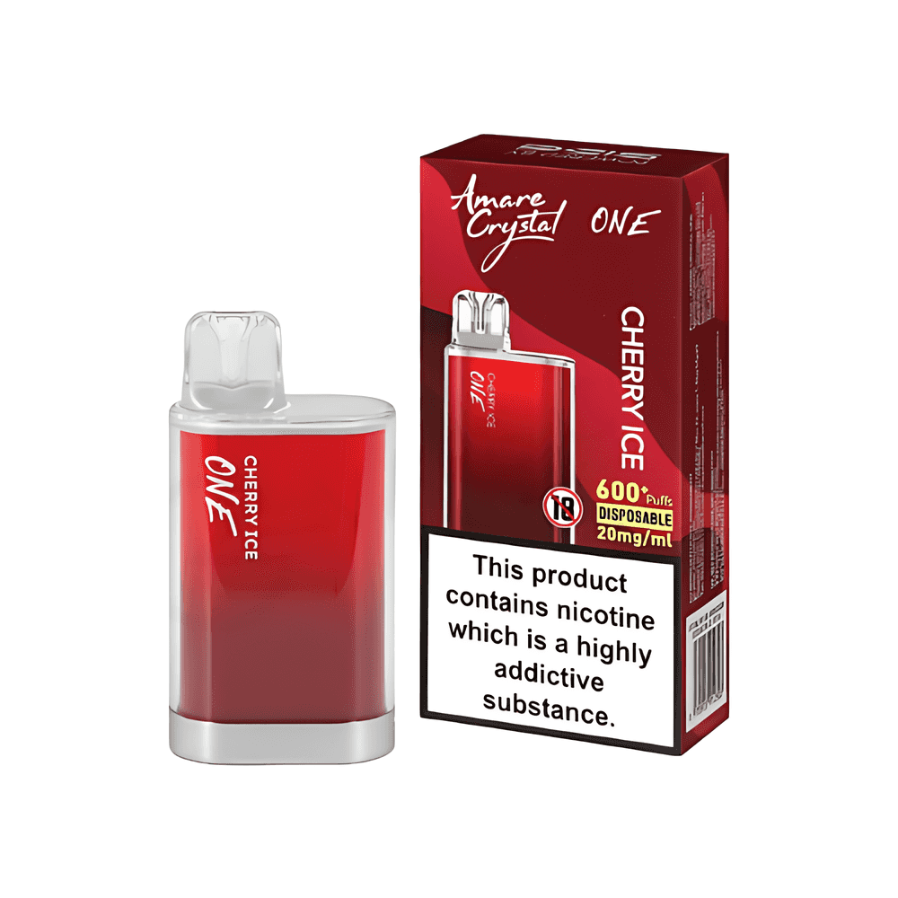 CHERRY ICE SKE AMARE CRYSTAL ONE DISPOSABLE VAPE CHERRY ICE SKE AMARE CRYSTAL ONE DISPOSABLE VAPE