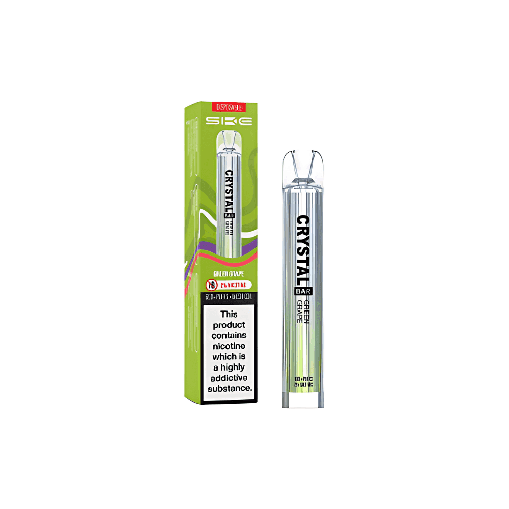 Ske Crystal Bar 600 Disposable Vape GREEN GRAPE SKE CRYSTAL BAR 600 DISPOSABLE VAPE SKE CRYSTAL Ske Crystal Bar 600 Disposable Vape GREEN GRAPE SKE CRYSTAL BAR 600 DISPOSABLE VAPE SKE CRYSTAL