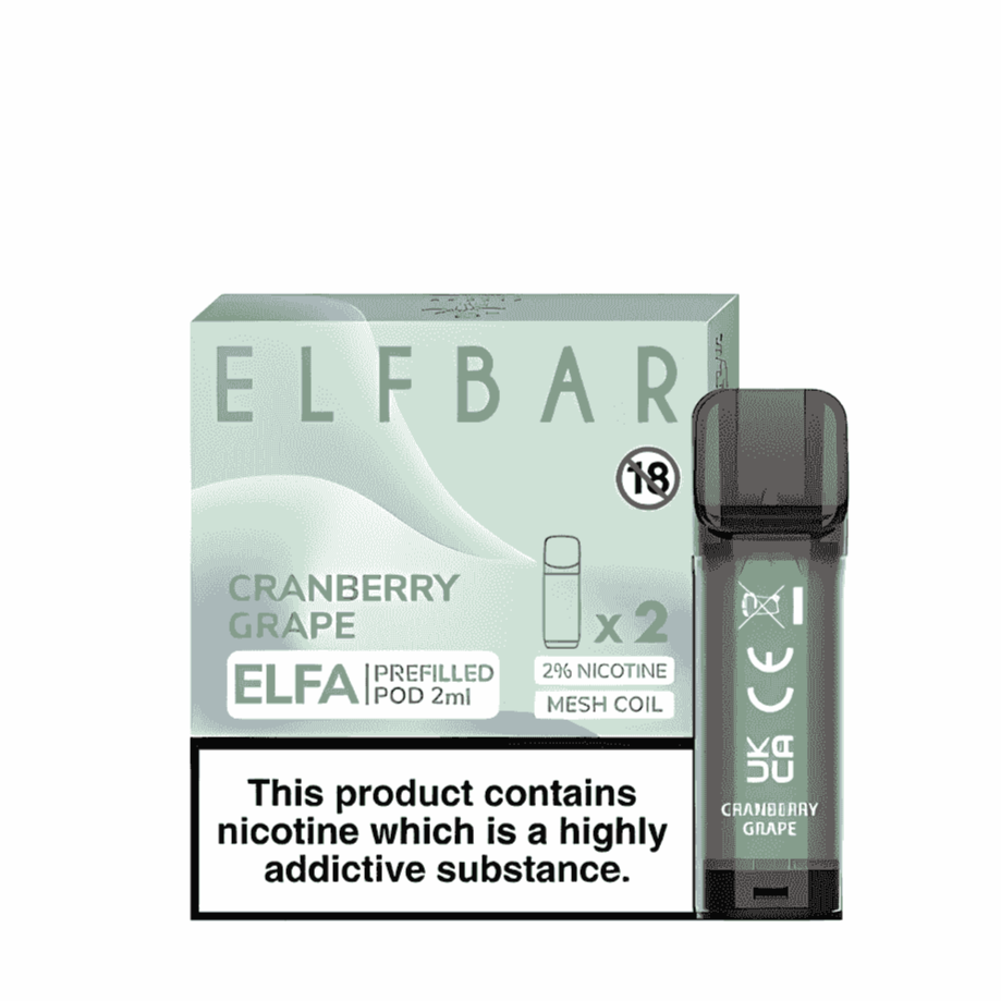 Elfa Pods Cranberry Grape by elfbar uk