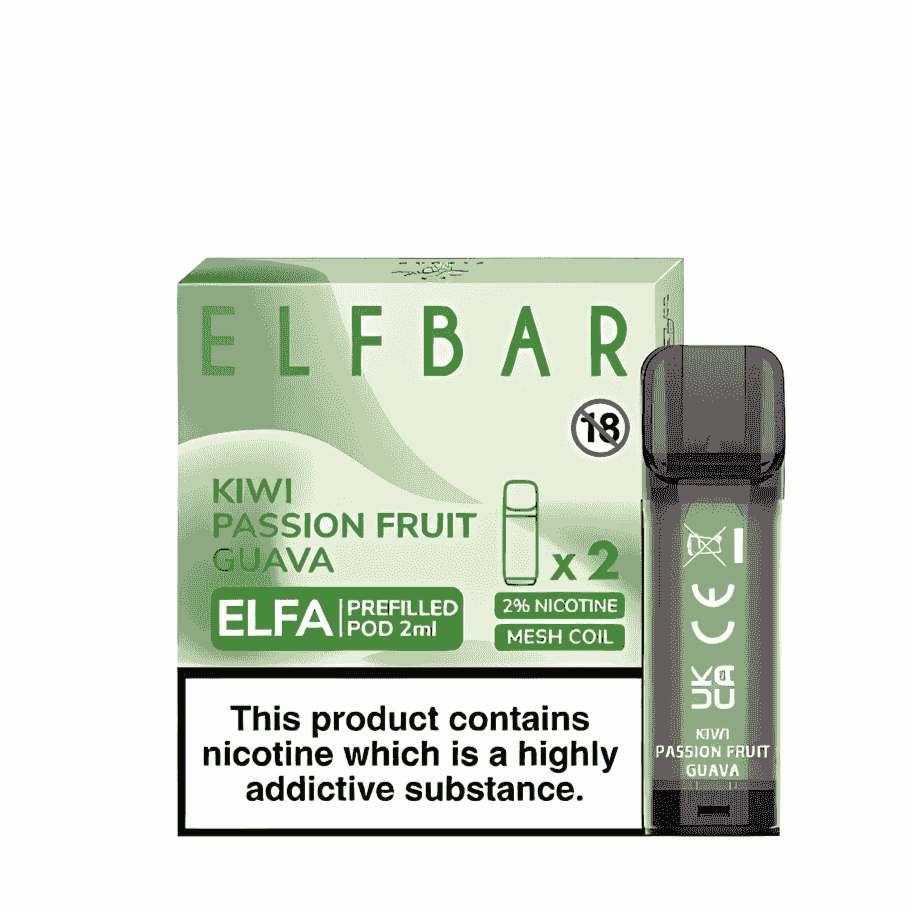 Elfa Pods Kiwi Passion Fruit by elfbar uk