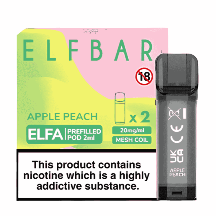 Elfa Pods Apple Peach by elfbar uk