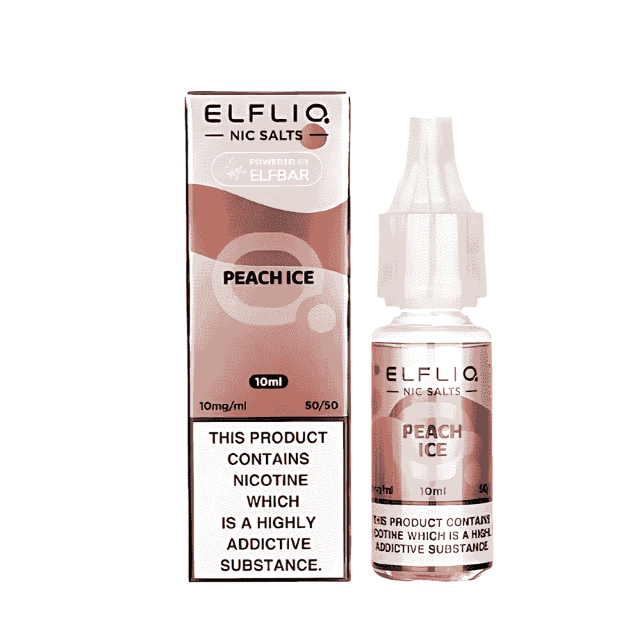 ElfLiq nic salt Peach Ice by elfbar uk