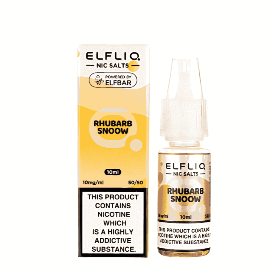 ElfLiq nic salt  Rhubarb Snoow by elfbar uk 
